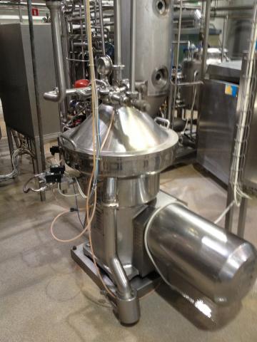 PIERALISI CENTRIFUGE AND PASTEURIZER CAPACITY 5000 L / H